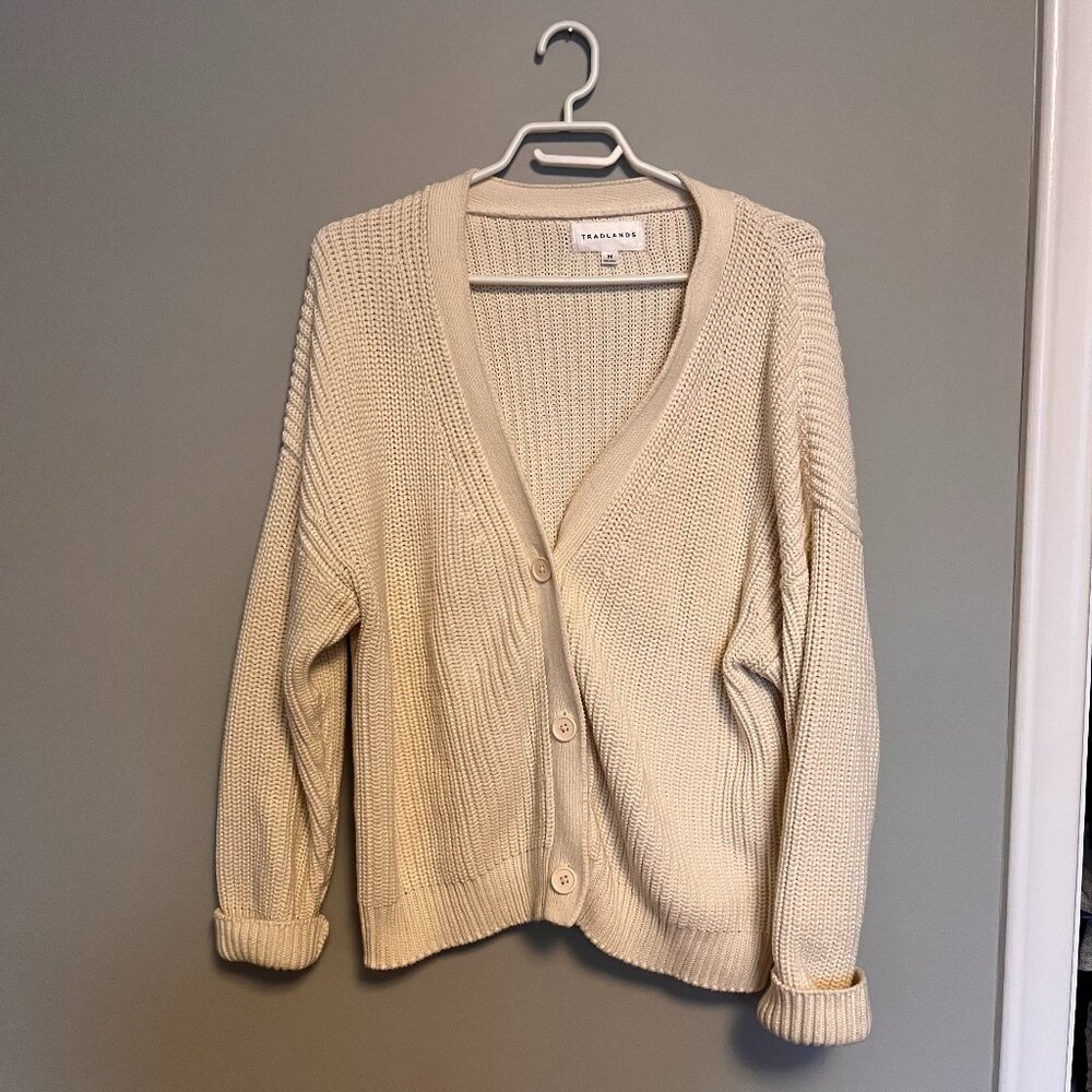 Tradlands Shelter Cardigan - Birch - Large